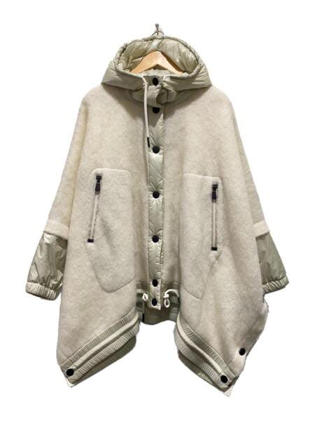 MONCLER(モンクレール) / MANTELLA ケープ ポンチョ ダウン /モヘア