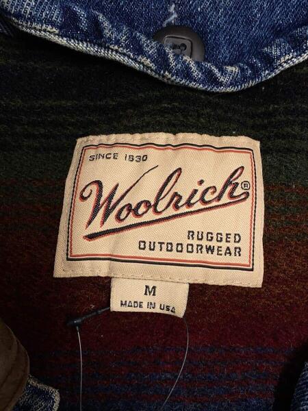Woolrich(ウールリッチ) / 90s/USA製/裏地ブランケット/襟レザー