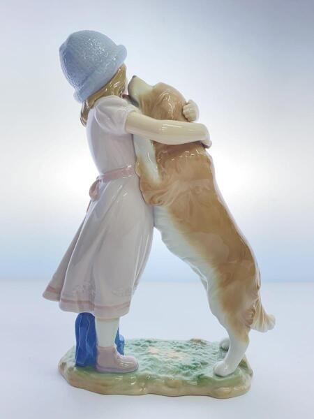 Lladro(リヤドロ) / 待ってたよ/犬と少女/インテリア雑貨 | 中古品の
