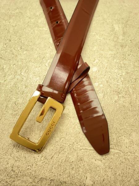 GUCCI(グッチ) / ベルト/レザー/ブラウン/レディース/G | 中古品の販売