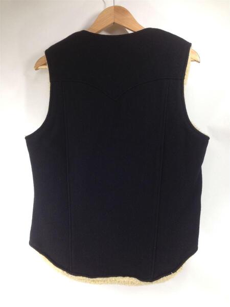 SCHOTT×BACKDROP 別注 クロスボーン ボアベスト S