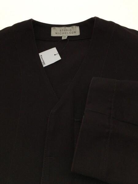 STUDIO NICHOLSON(スタジオニコルソン) / MAIN JACKET/ノーカラー