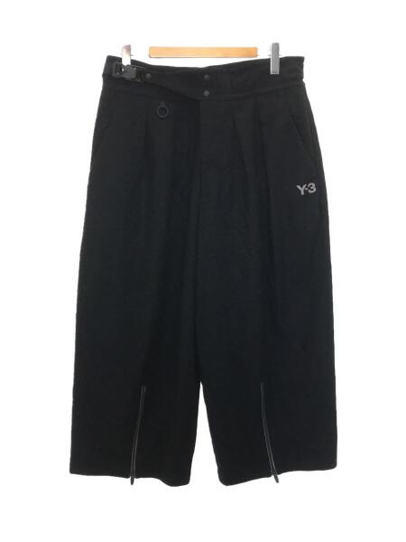 Y-3(ワイスリー) / 使用感有/ウールフランネルクロップドパンツ/ボトム