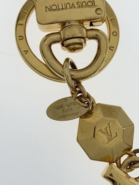LOUIS VUITTON(ルイヴィトン) / ポルト・クレ・LVファセット_GLD/GLD