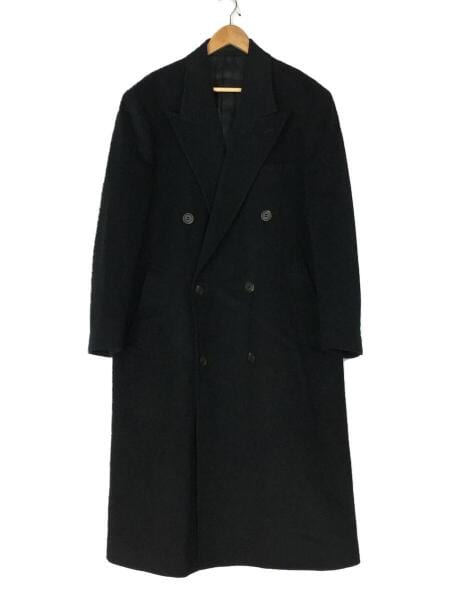 Kinlooh Anderson ダブルブレストチェスターコート M ブラック