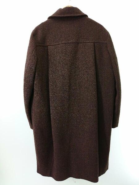 NAMACHEKO(ナマチェコ) / コート/M/ウール/BRW/WALFANG PIN TUCK COAT