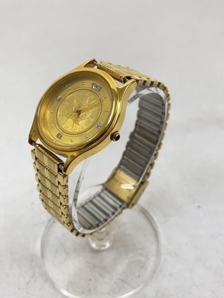 ELGIN(エルジン) / クォーツ腕時計/アナログ/GLD/GLD/SK-147-C | 中古