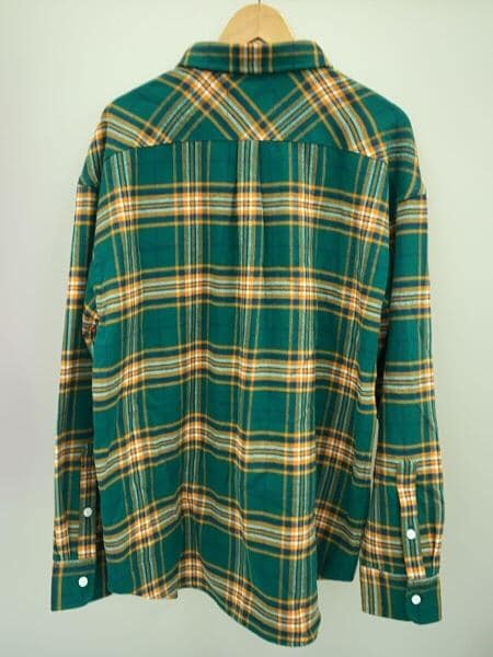 Champion(チャンピオン) / ネルシャツ/XL/コットン/GRN/チェック