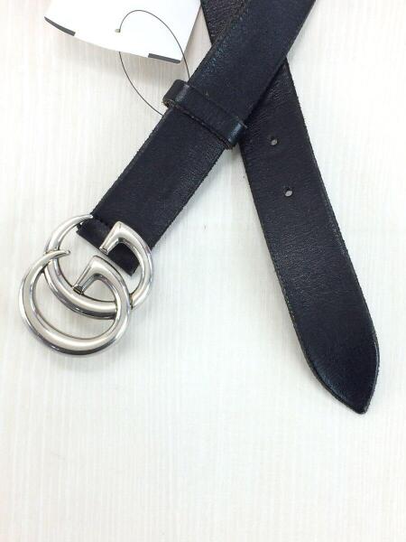 GUCCI(グッチ) / レザーベルト/ダブルGバックル/90・36/ベルト/レザー