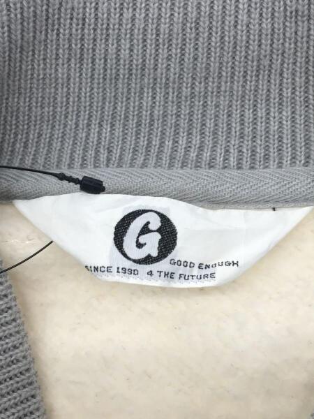 GOOD ENOUGH(グッドイナフ) / スタジャン/L/コットン/GRY/90s GE ロゴ