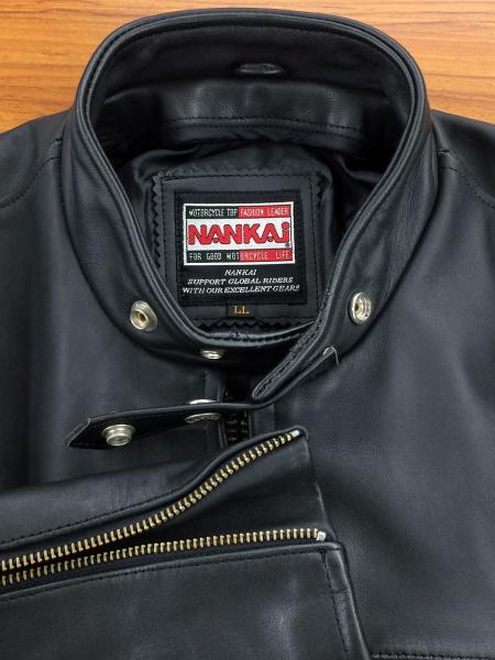 NANKAI(ナンカイ) / シングルライダースジャケット/LL/牛革/BLK