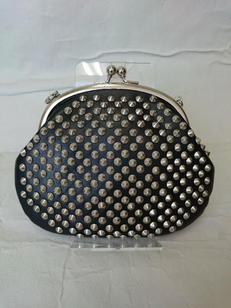 Y's(ワイズ) / がま口/スタッズ/ショルダーバッグ/--/BLK/無地/ワイズ