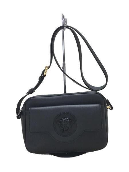 VERSACE(ヴェルサーチェ) / ショルダーバッグ/レザー/BLK/無地
