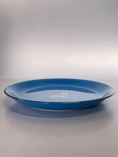 橘吉 青い風景画の陶器皿5個 セット 箱付き 橘吉 青い風景画の陶器皿5