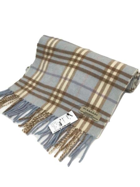 ☆ほぼ未使用☆BURBERRY カシミヤ100% マフラー ベージュ チェック