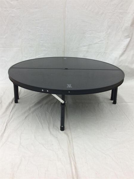 DOD ワンポールテントテーブル 黒 円形90cm DOD ワンポールテント用 丸