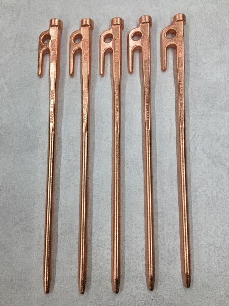 送料込 新品 スノーピーク ソリッドステーク20 ブロンズ 10本セット PG