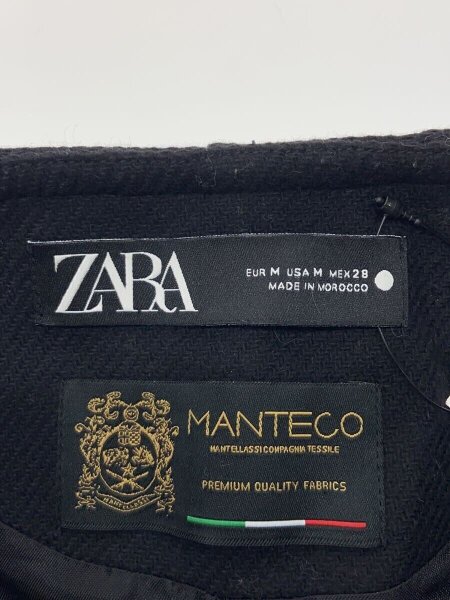 ZARA(ザラ) / manteco/ケープコート/ポンチョ/M/ウール/BLK// | 古着の
