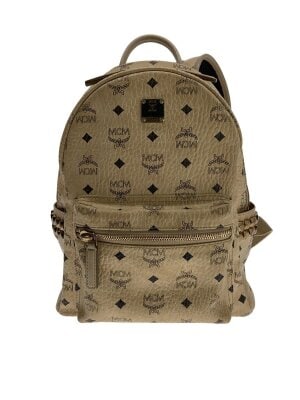 MCM(エムシーエム) / リュック/レザー/BLK/総柄 | 中古品の販売・通販