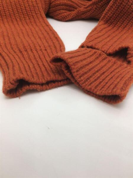 UNUSED タートルニット オレンジ