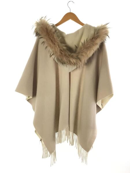 グレースコンチネンタル☆ファーフード付きリバーシブルストール☆新品