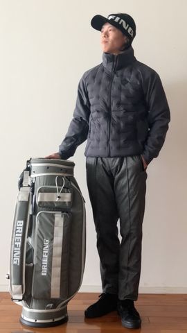 BRIEFING ダウンパーカー Sオリーブ BRIEFING - BRIEFING GOLF