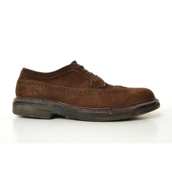 Alden スエード ウィングチップ シューズ FOR UNITED ARROWS 97962 7 1