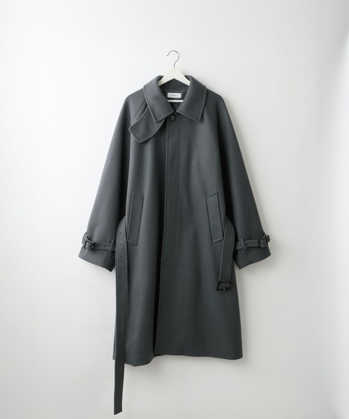 SERACE | 【SERACE】2way over melton soutien collar coat / 2way
