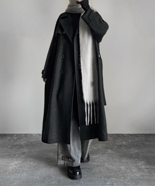 ADRER | THE LONG COAT(WOOL100) / ザロングコート(ウール100) - Buyee