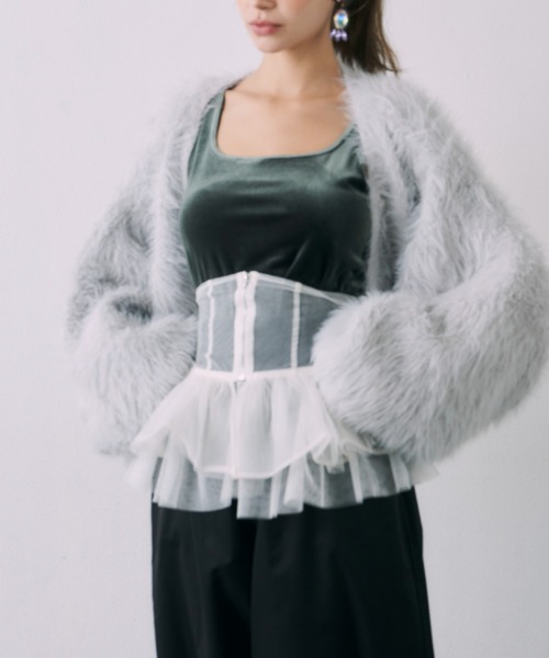 J1U BY LA BELLE ETUDE | チュールコルセットペプラムベルト - Buyee