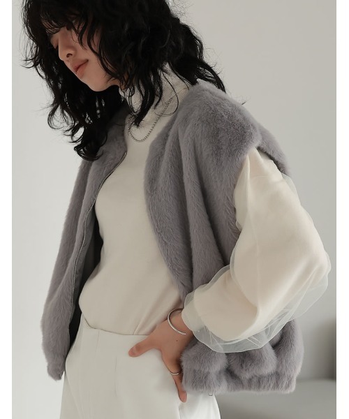 GUSHLOW COLE ムートンストール GUSHLOW & COLE ムートン ストール