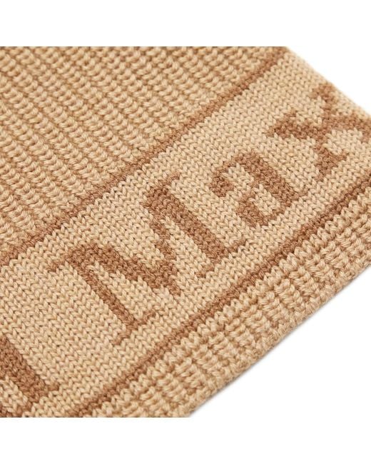 Max Mara Gong Logo Balaclava in Natural | Lyst Canada