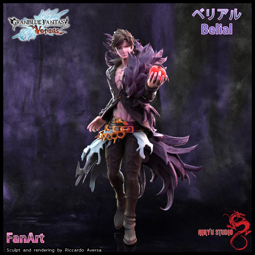 Riccardo Aversa - Belial from Granblue Fantasy Versus Fanart