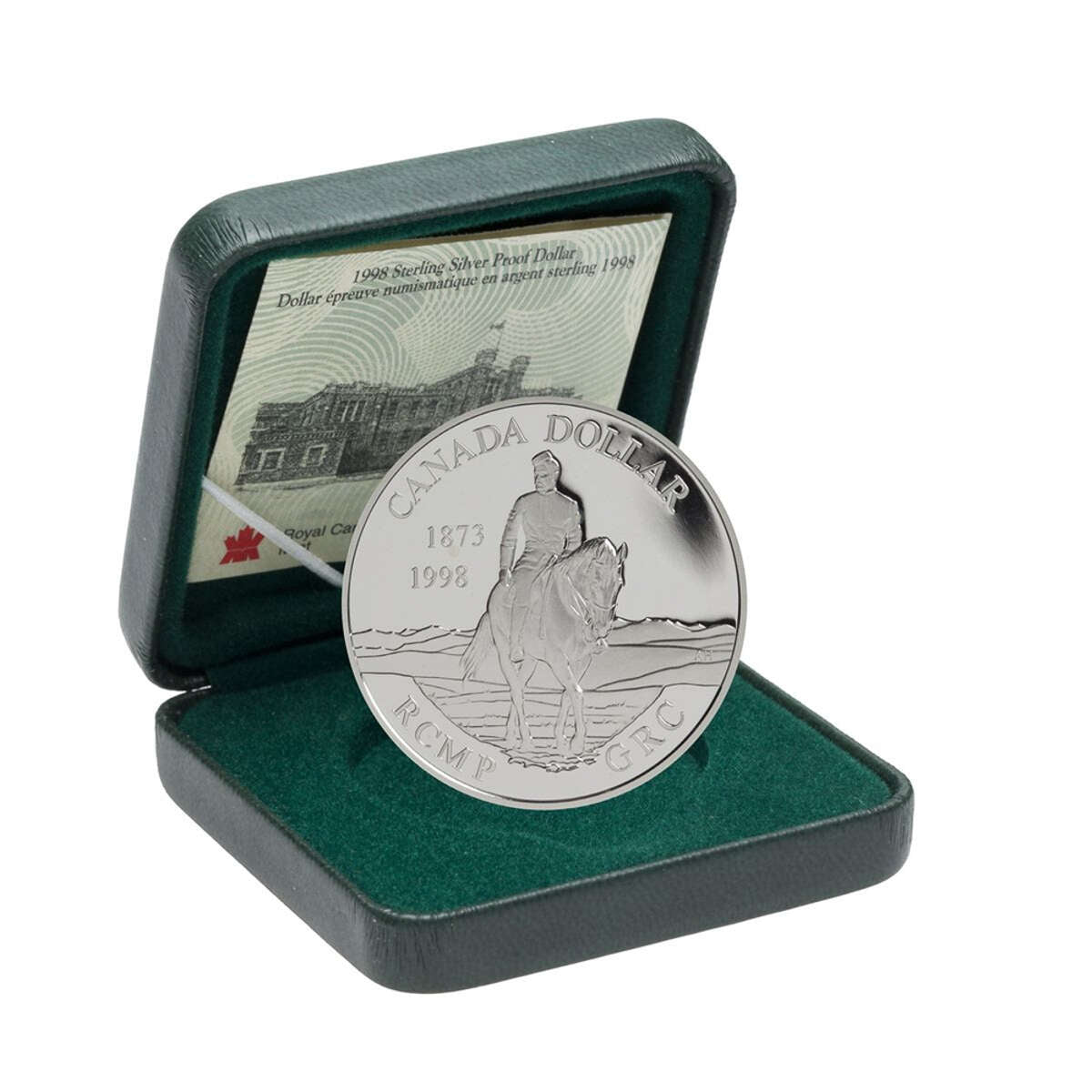 1998 $1 Royal Canadian Mounted Police (RCMP), 125th Anniversary - Proo