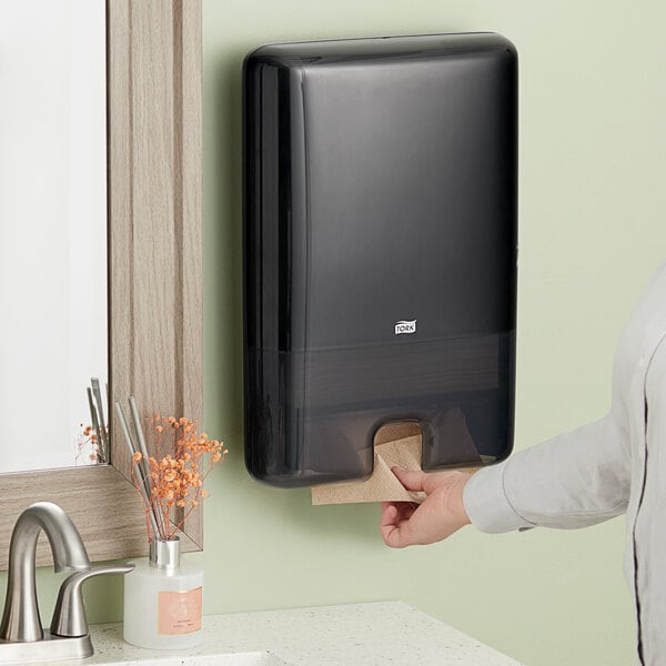 Tork Elevation Xpress 552028 Black Wall Mount Multifold Hand Towel