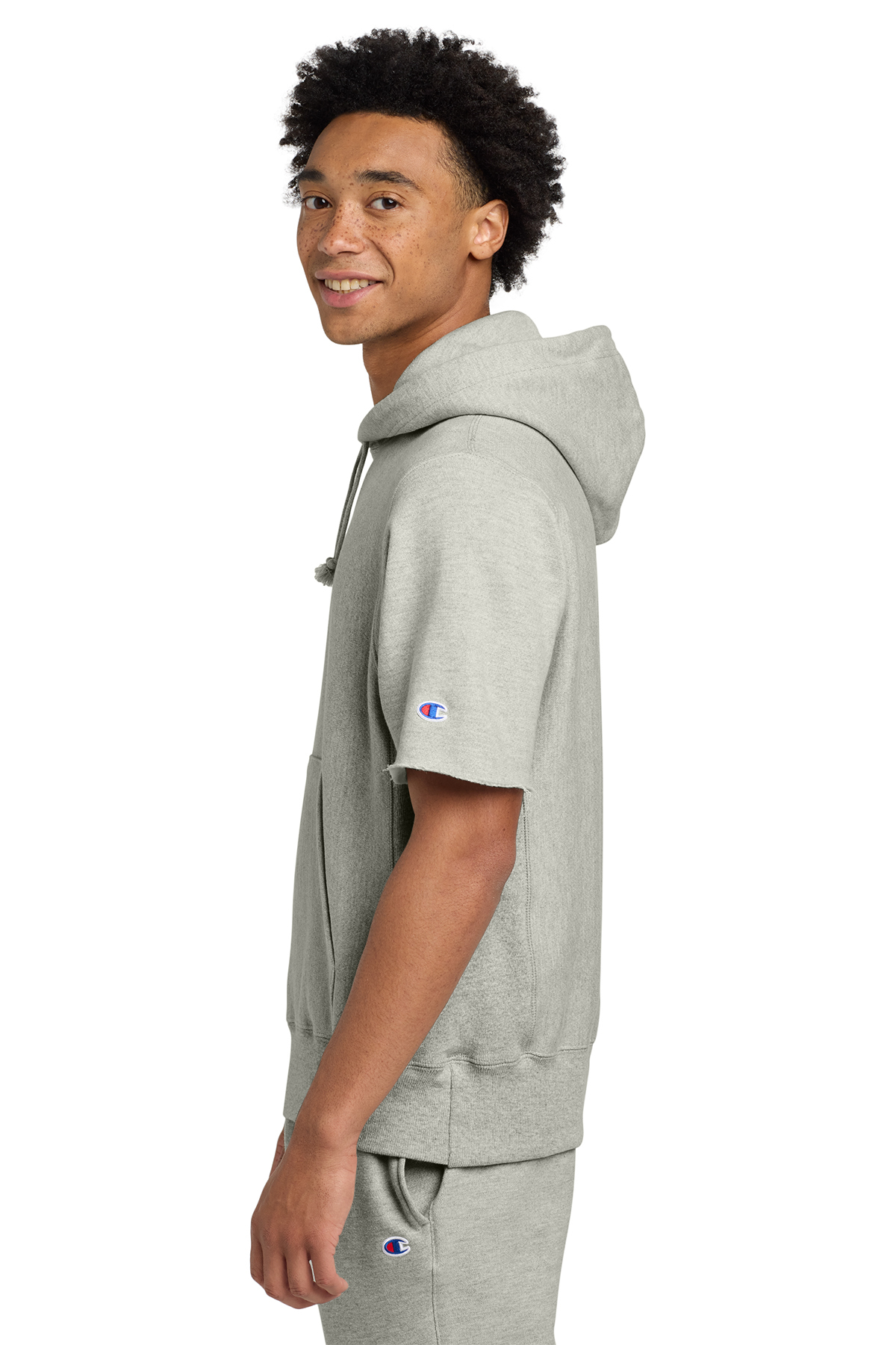 Champion Reverse Weave Short Sleeve Hooded Sweatshirt | Product