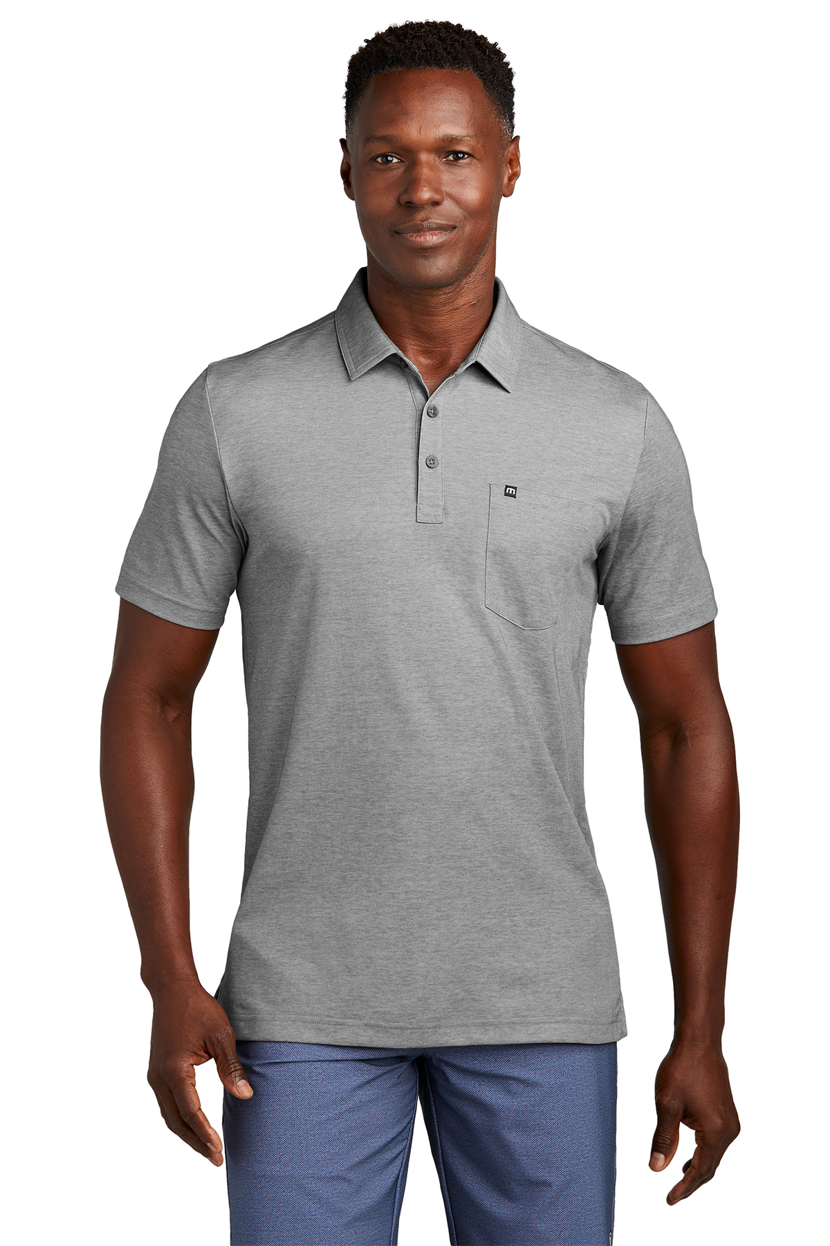 TravisMathew Oceanside Heather Pocket Polo | Product | Company Casuals