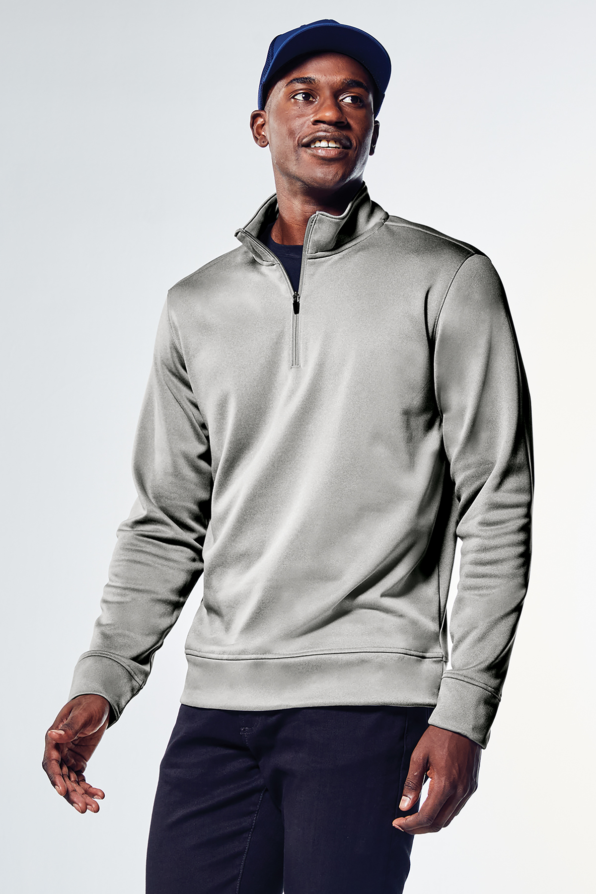 Sport-Tek PosiCharge Sport-Wick Heather Fleece 1/4-Zip Pullover