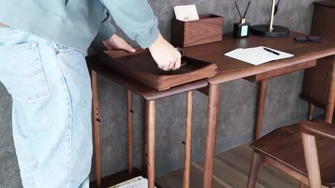 国産 国産 飛騨産業 HIDA キツツキ オーク無垢材 デスク 机 作業台 4