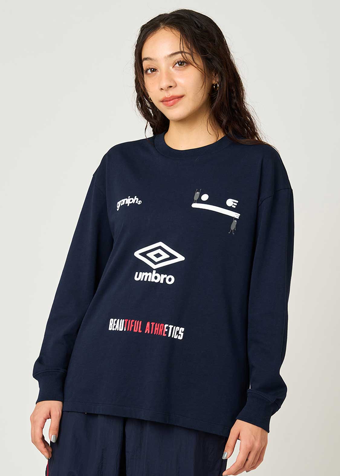 ビューティフルシャドーアンブロ｜長袖Tシャツ｜ユニセックス