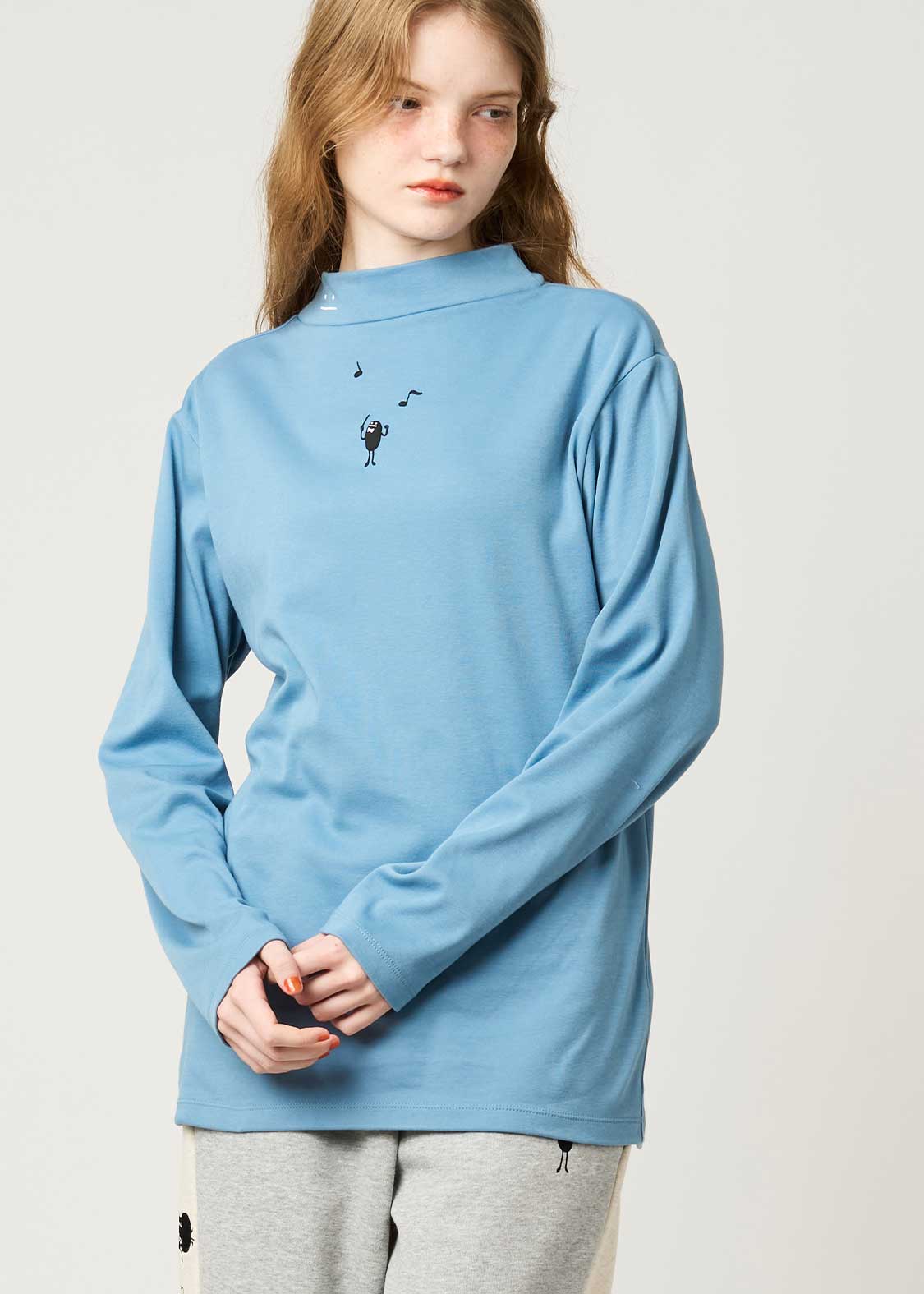 ビューティフルシャドーオーケストラ｜ハイネック長袖Tシャツ｜ユニ