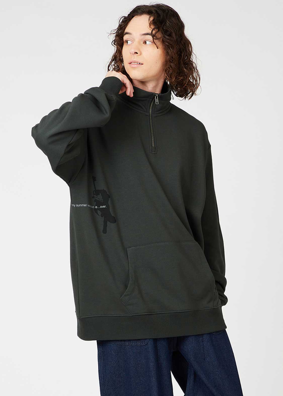 親友｜ハーフジップスウェット｜ユニセックス｜グラニフ(graniph)公式