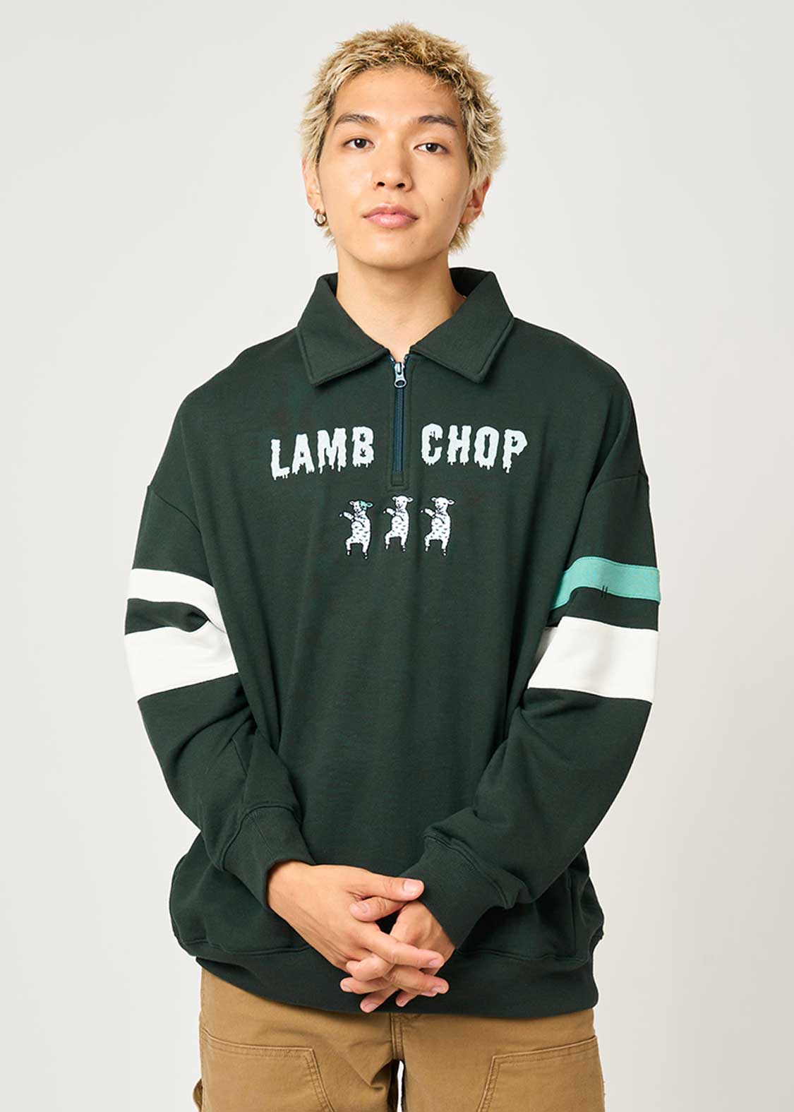 ラムチョップホラーダンス｜ハーフジップスウェット｜ユニセックス