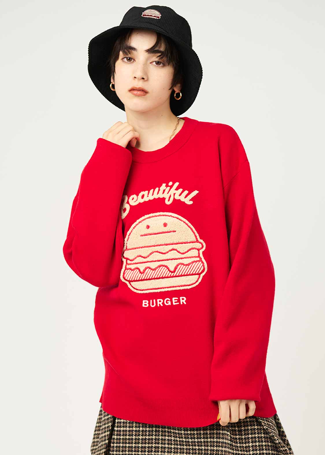 ビューティフルシャドーバーガー｜ウォッシャブルニット｜ユニセックス