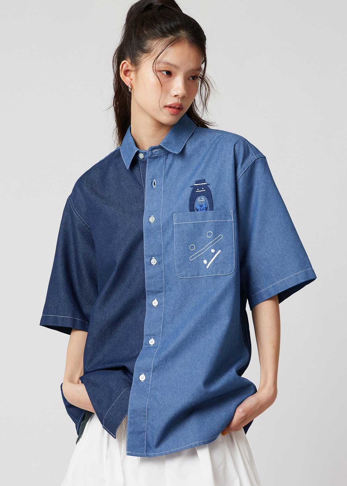 ハリー・ポッター モチーフ｜ルーズフィット半袖シャツ｜ユニセックス