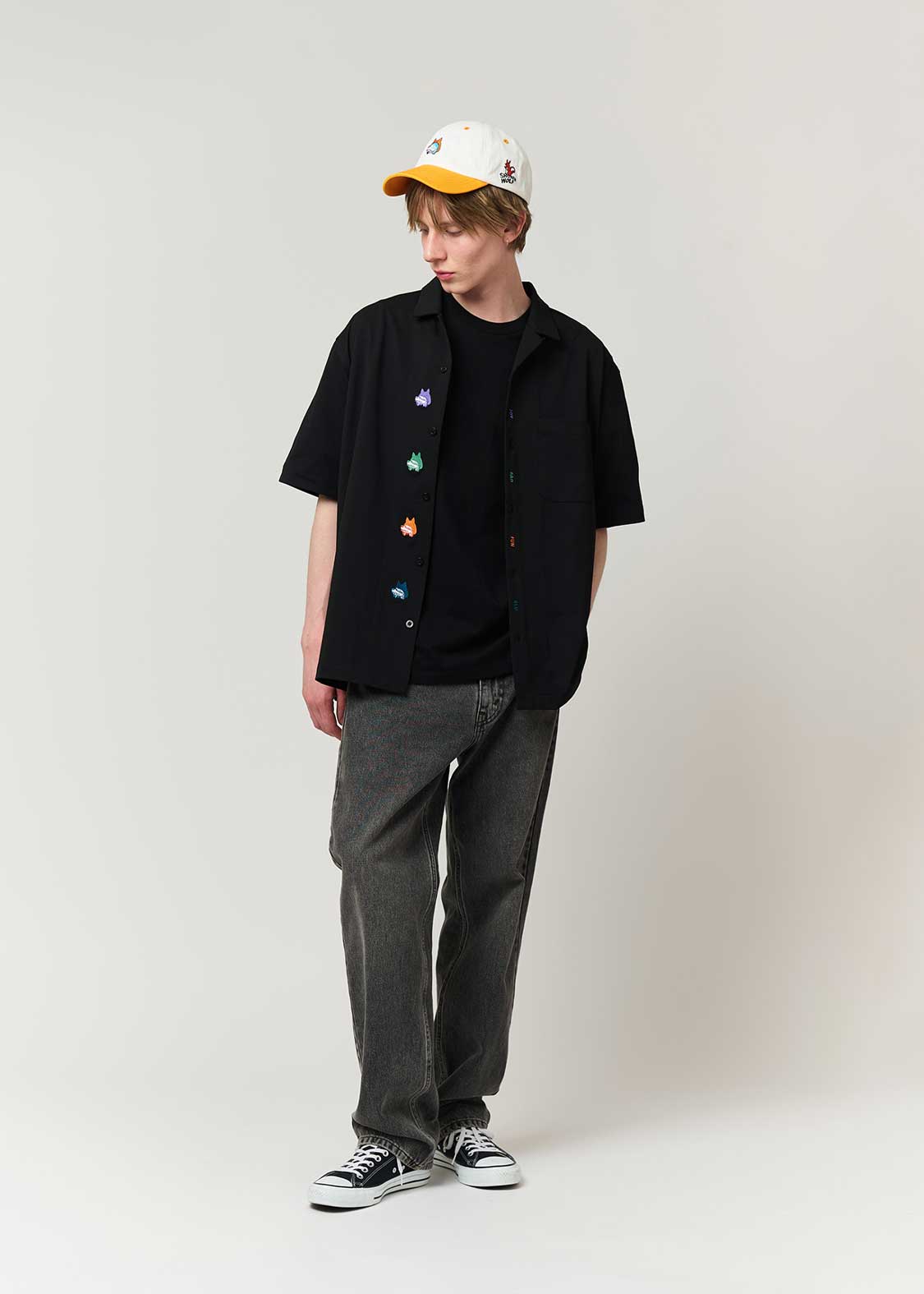 少年ウルフ｜ドライビッグシルエット半袖シャツ｜ユニセックス