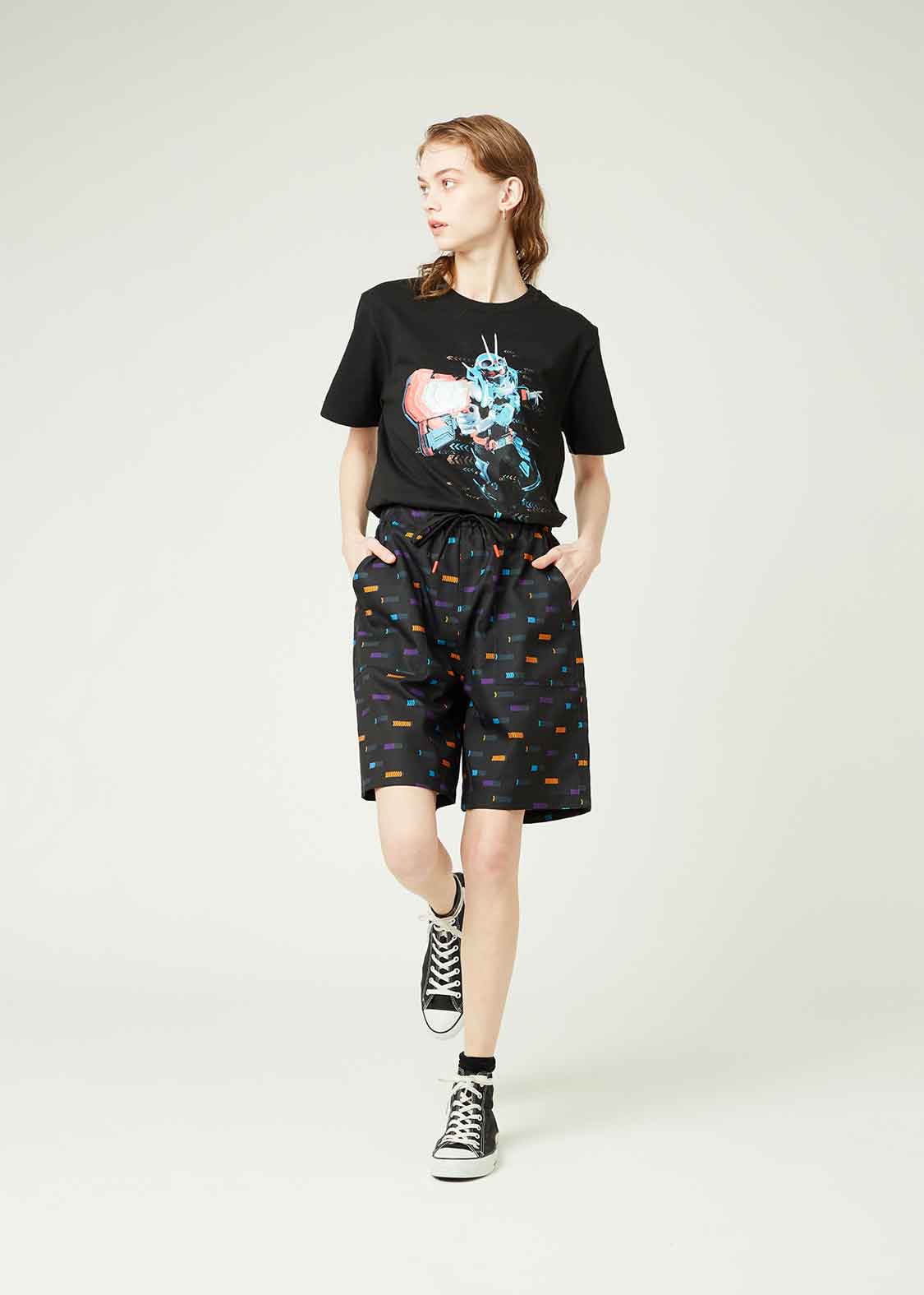 ナンバーゲージ｜ビッグシルエットショートパンツ｜ユニセックス