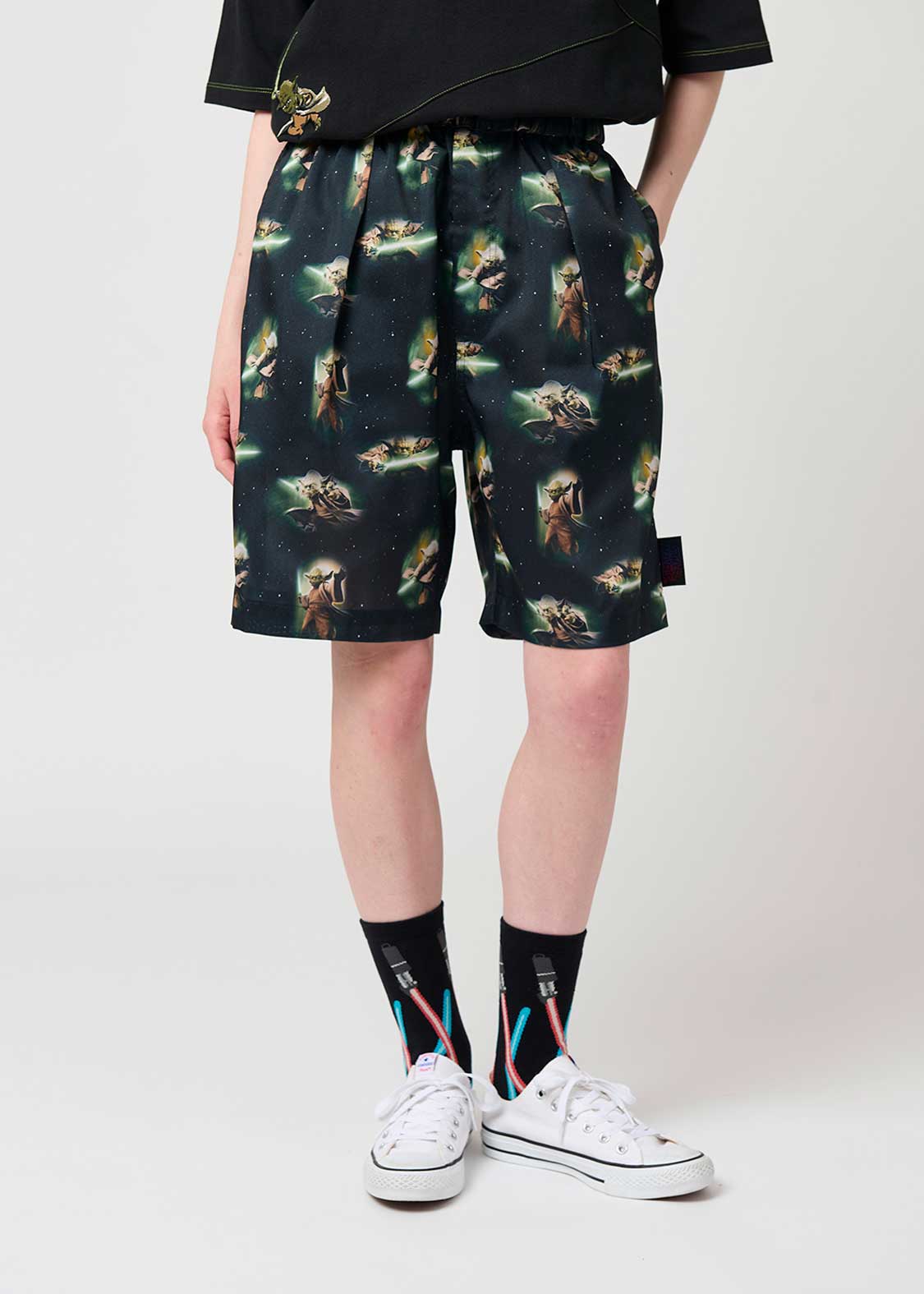 ソーダ パターン｜ビッグシルエットショートパンツ｜ユニセックス