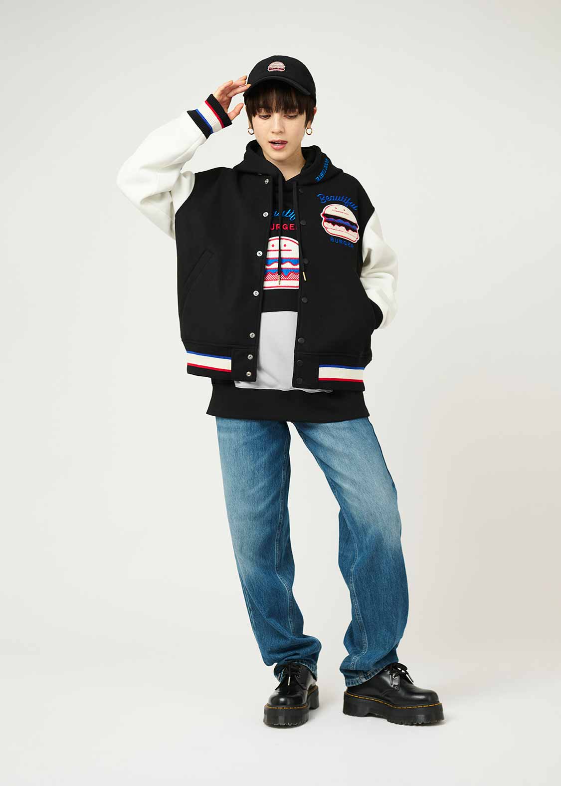 ビューティフルシャドーバーガー｜スタジアムジャンパー｜ユニセックス