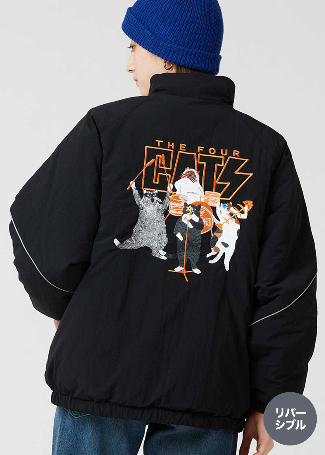 ザ フォーキャッツ バンド｜リバーシブルパデッドジャケット｜ユニ